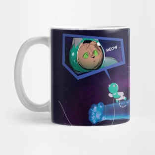 galactic cat astronaut Mug